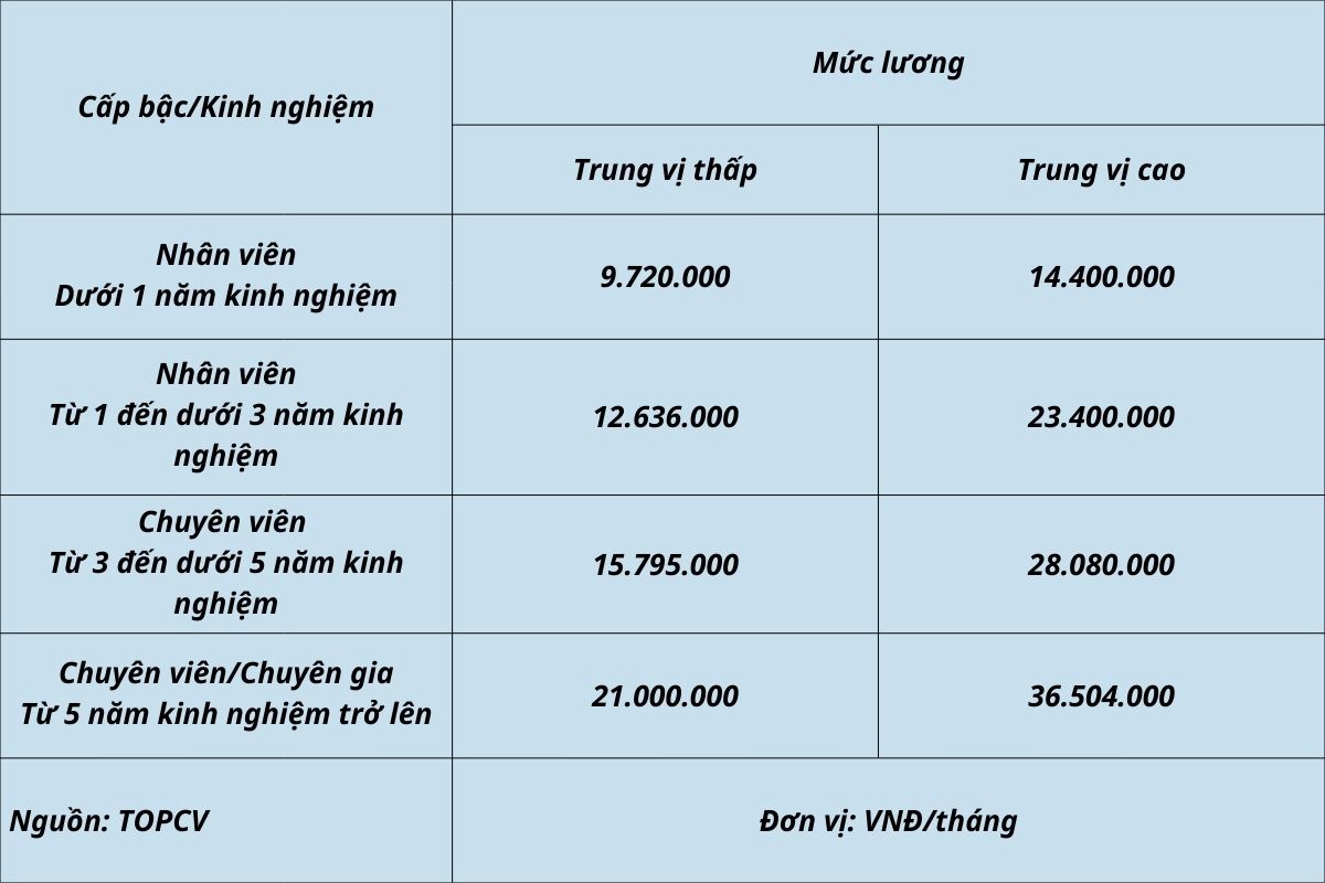 Cơ hội nghề nghiệp và mức lương ngành Data Analysis